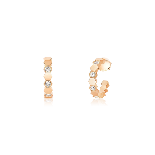 [Lumi Jewels]Hollow Design Four-Leaf Clover Flower Shape Earrings