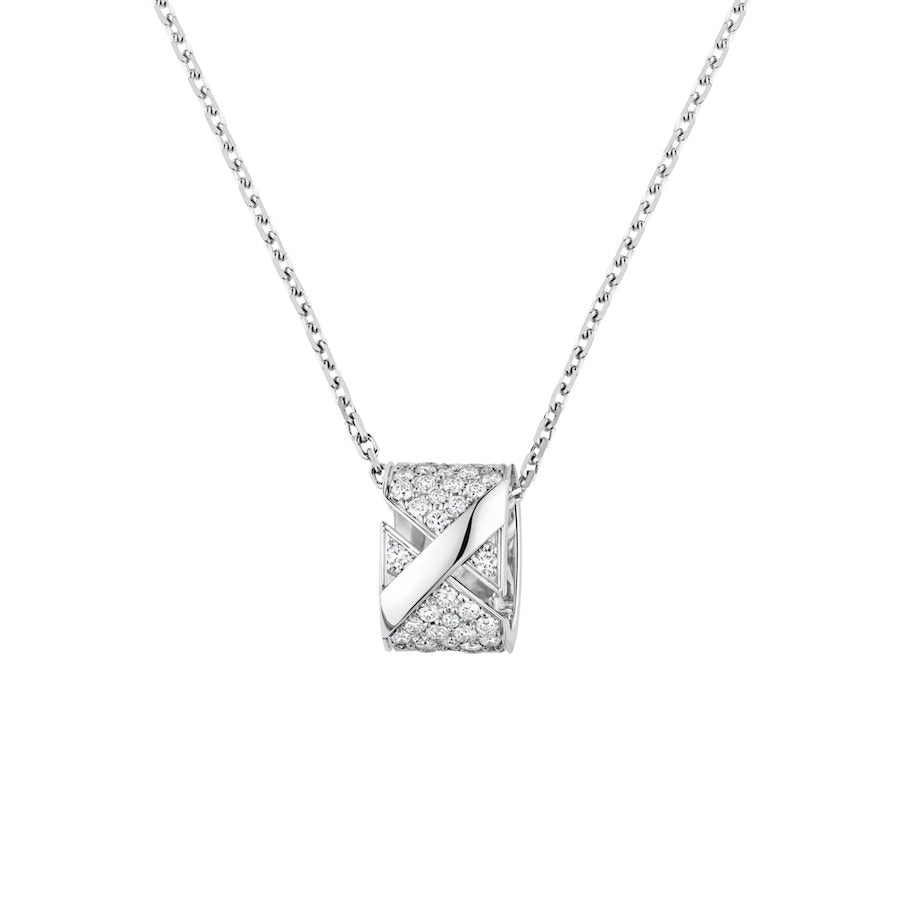 [Lumi Jewels]LIENS EVIDENCE DIAMOND PAVED NECKLACE