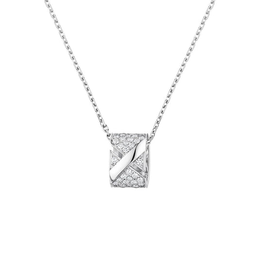 [Lumi Jewels]LIENS EVIDENCE DIAMOND PAVED NECKLACE