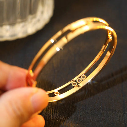 [Lumi]Move Romane Diamond Bangle Bracelet