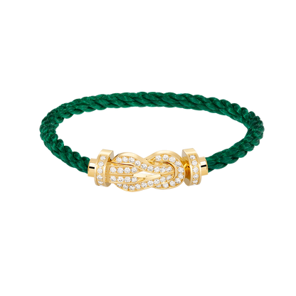[Lumi Jewels]CHANCE LARGE 8 FIGURE BUCKLE FULLDIAMOND BRACELET GOLD