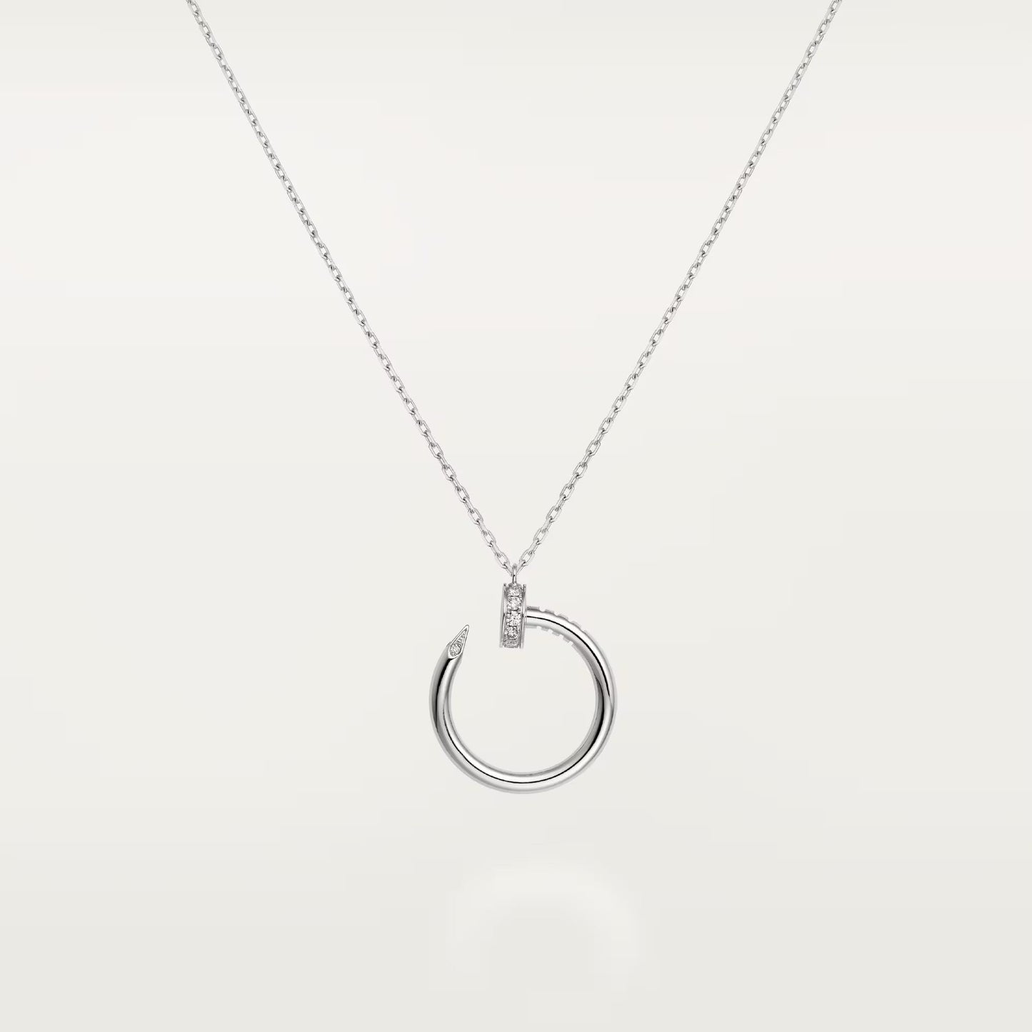 [Lumi Jewelery]JUSTE NECKLACE HALF DIAMOND