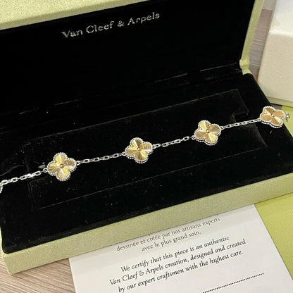 [Lumi Jewels]BRACELET TRÈFLE 5 MOTIFS ÉDITION LIMITÉE NOËL