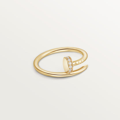 [Lumi Jewelery]JUSTE 1.8MM HALF DIAMOND RING