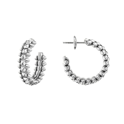 [Lumi Jewelery]CLASH SMALL HOOP EARRINGS