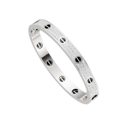 [Lumi Jewelery]LOVE BRACELET 6.1MM DIAMOND-PAVED CERAMIC