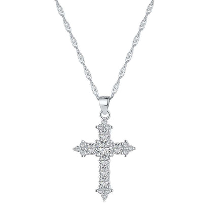 [Lumi Jewels]Delicate Cross Shape Necklace
