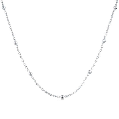 [Lumi Jewels]Small Bead Clavicle Chain Simple Necklace