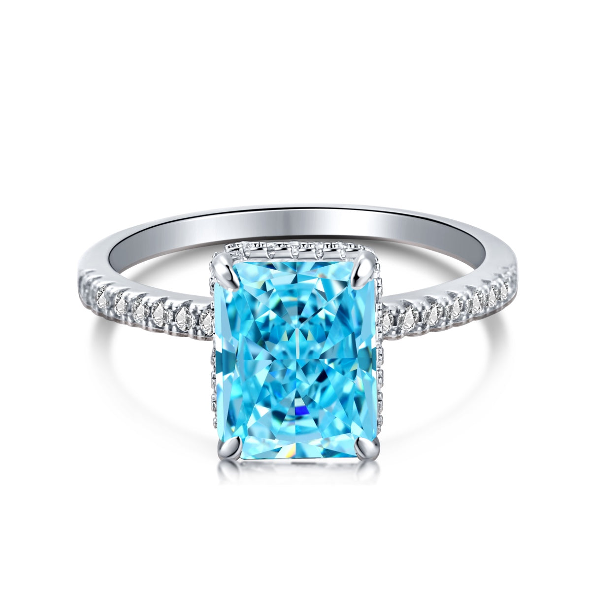 [Lumi Jewels]4.0 Carat Luxurious Engagement Ring
