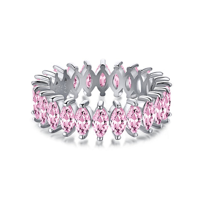 [Lumi Jewels]Gorgeous Marquise Cut Tennis Ring