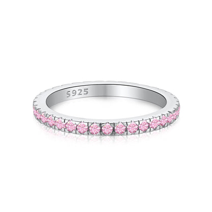 [Lumi Jewels]Delicate Sparkling Round Cut Daily Ring