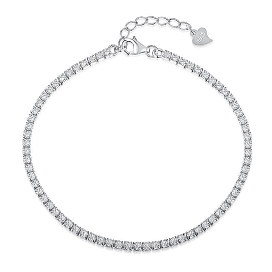 [Lumi Jewels]Radiant Shinning Princess Cut Tennis Bracelet