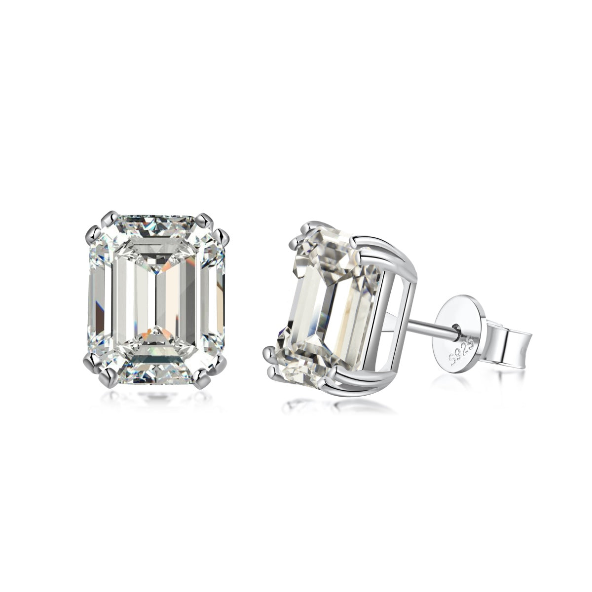 [Lumi Jewels]Dazzling Square Shape Earrings