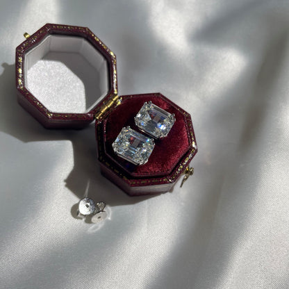[Lumi Jewels]Dazzling Square Shape Earrings
