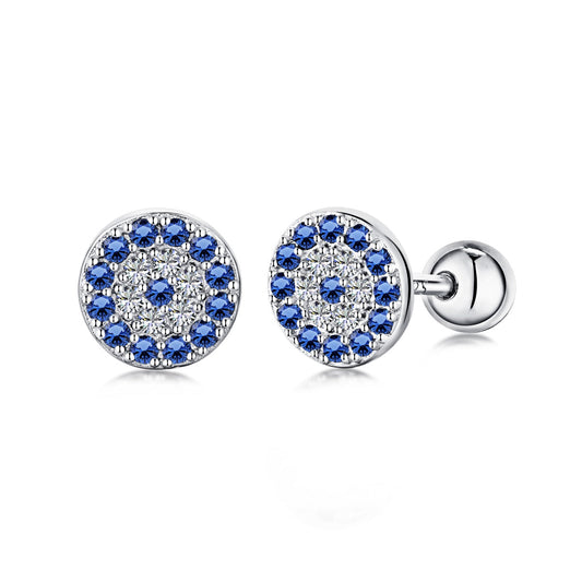 [Lumi Jewels]Devil's Eye Ear Bone Nail Earrings