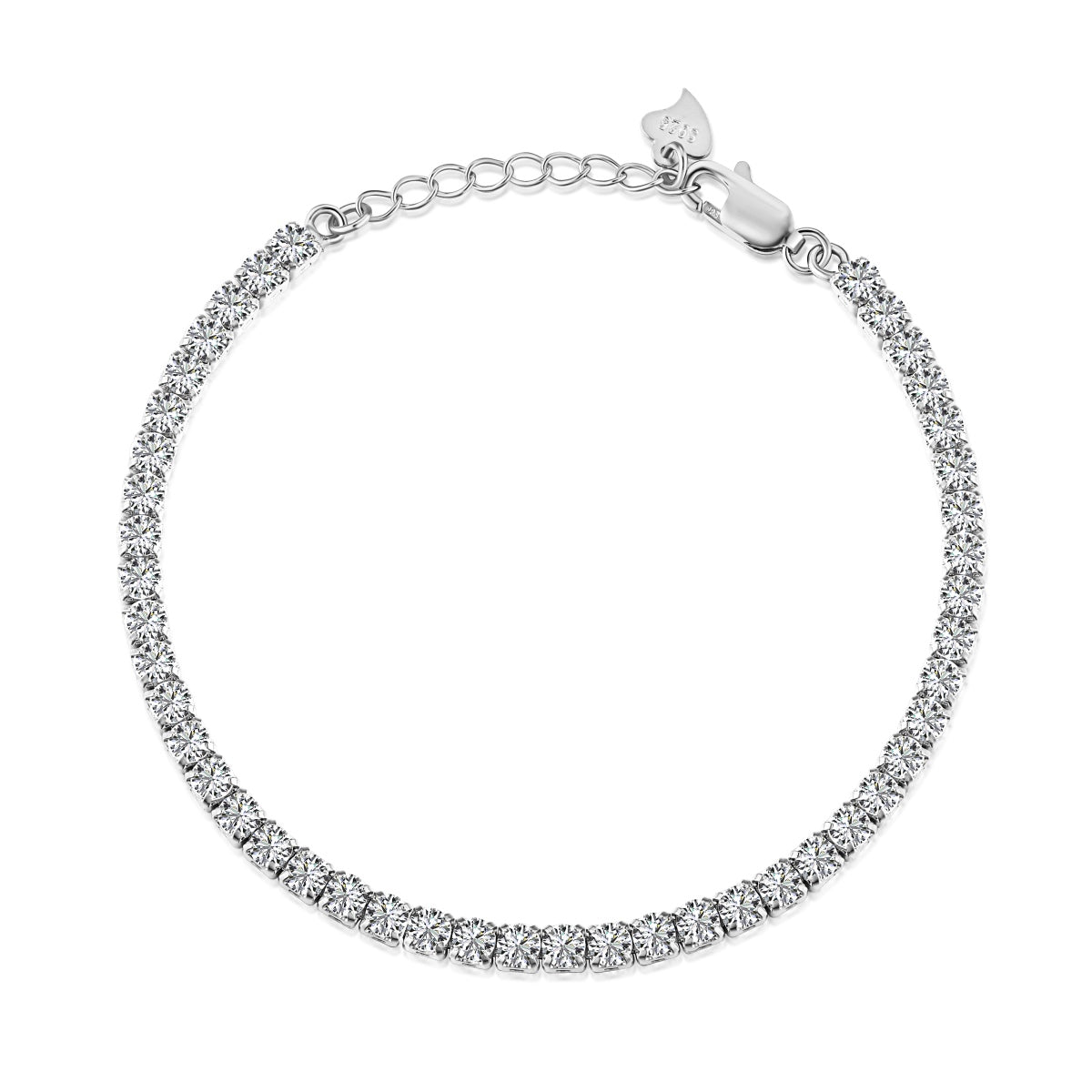 [Lumi Jewels]Sparkling Round Cut Daily Bracelet
