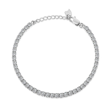 [Lumi Jewels]Sparkling Round Cut Daily Bracelet