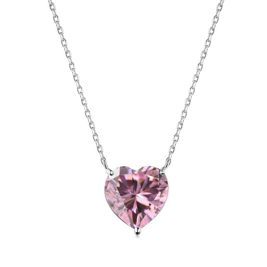 [Lumi Jewels]6.0 carat Radiant Heart Shape Necklace