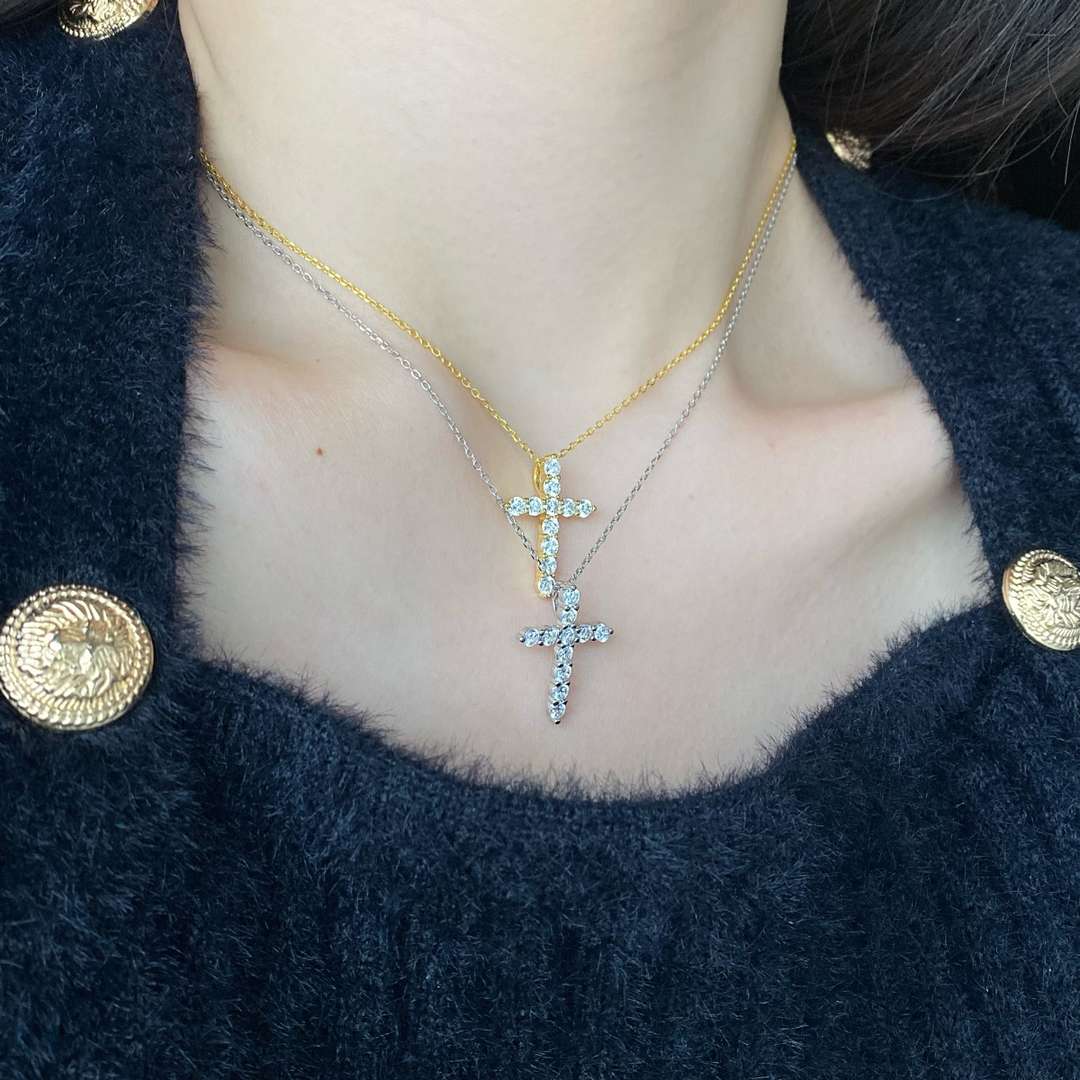 [Lumi Jewels]Unique Cross Shape Necklace