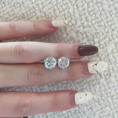 [Lumi Jewels]Dainty Round Shape Earrings