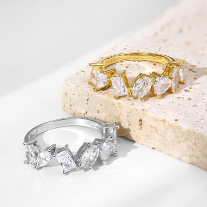 [Lumi Jewels]Delicate Multi Cut Ring