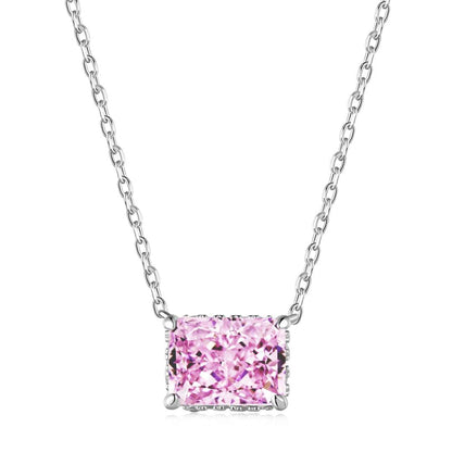 [Lumi Jewels]Luxurious Square Shape Colorful Necalack