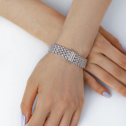 [Lumi Jewels]Ornate Elegant Round Cut Party Bracelet