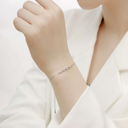 [Lumi Jewels]Elegant Wheat Leaves Shape Bracelet