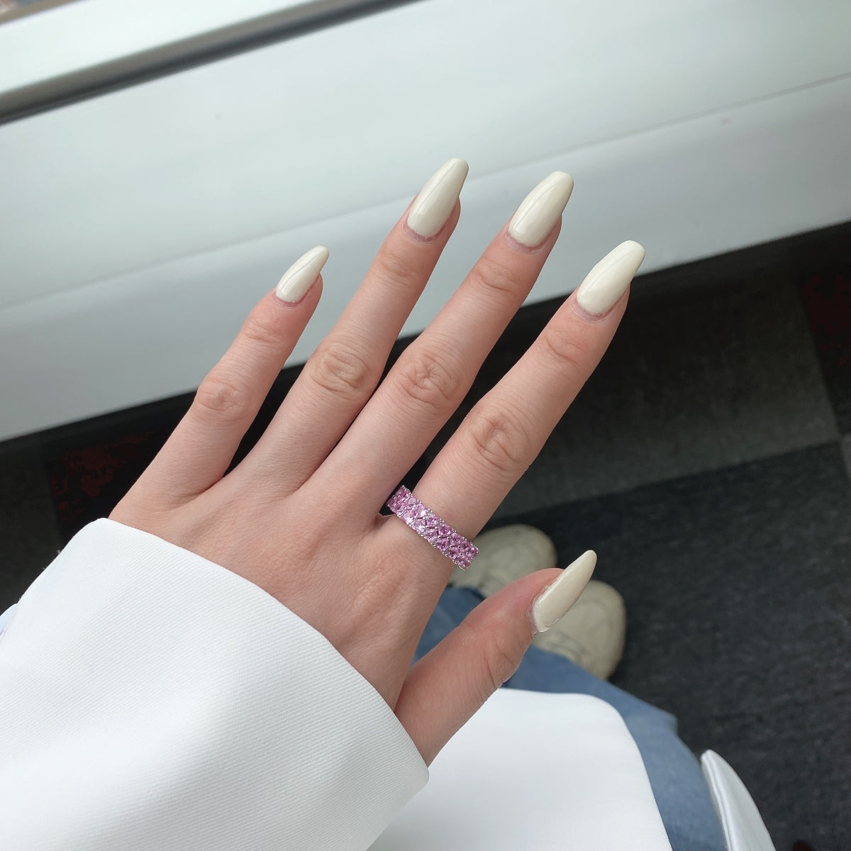 [Lumi Jewels]Sparkling Full Heart Ring