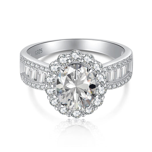 [Lumi Jewels]1.5 Carat Dazzling Charming Oval Cut Banquet Ring