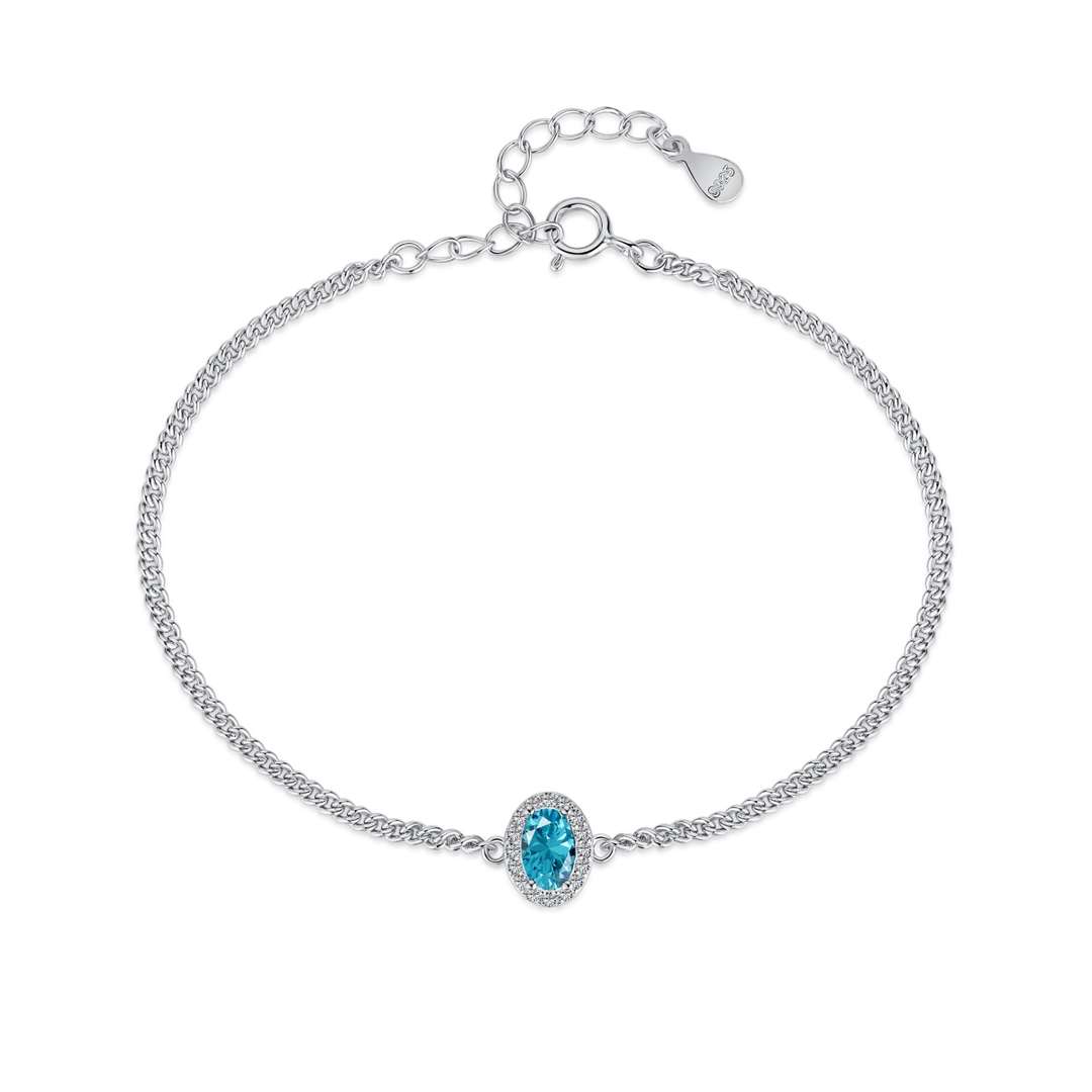 [Lumi Jewels]Exquisite Oval Shape Bracelet