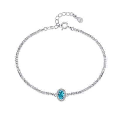 [Lumi Jewels]Exquisite Oval Shape Bracelet