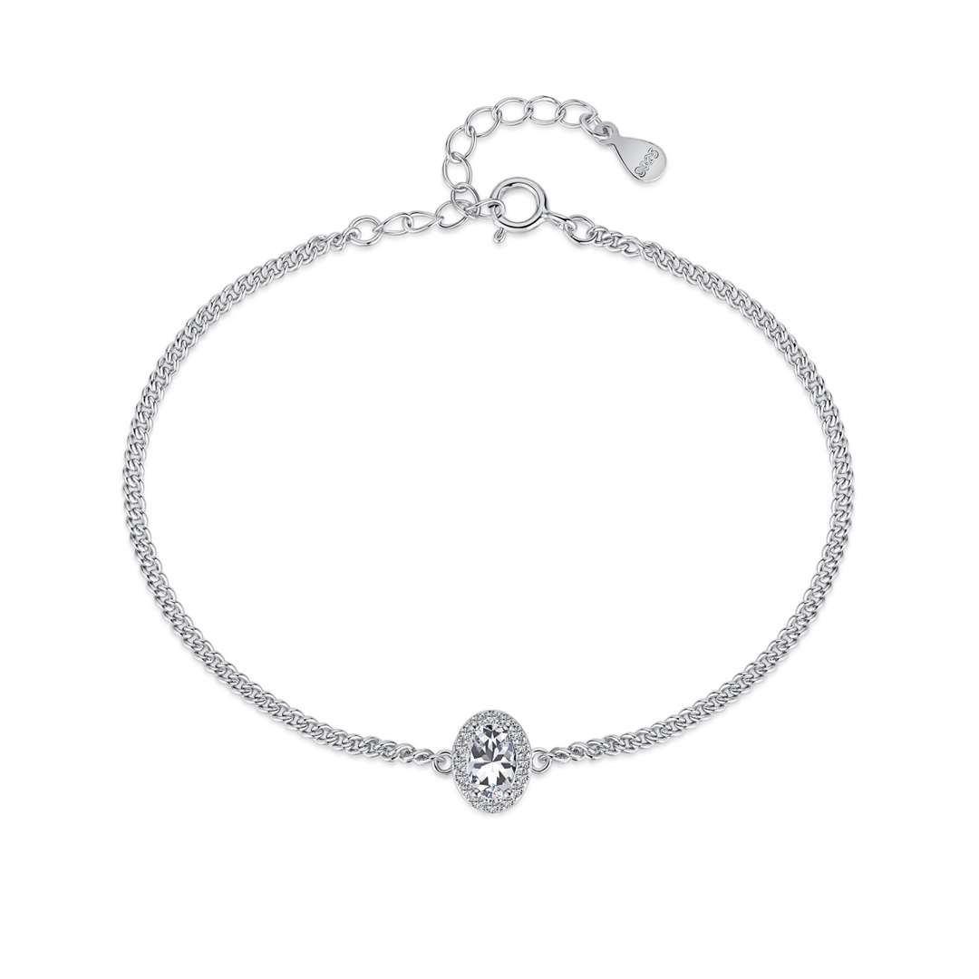 [Lumi Jewels]Exquisite Oval Shape Bracelet
