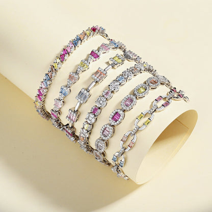 [Lumi Jewels]Exquisite Ornate Emerald Cut Daily Bracelet