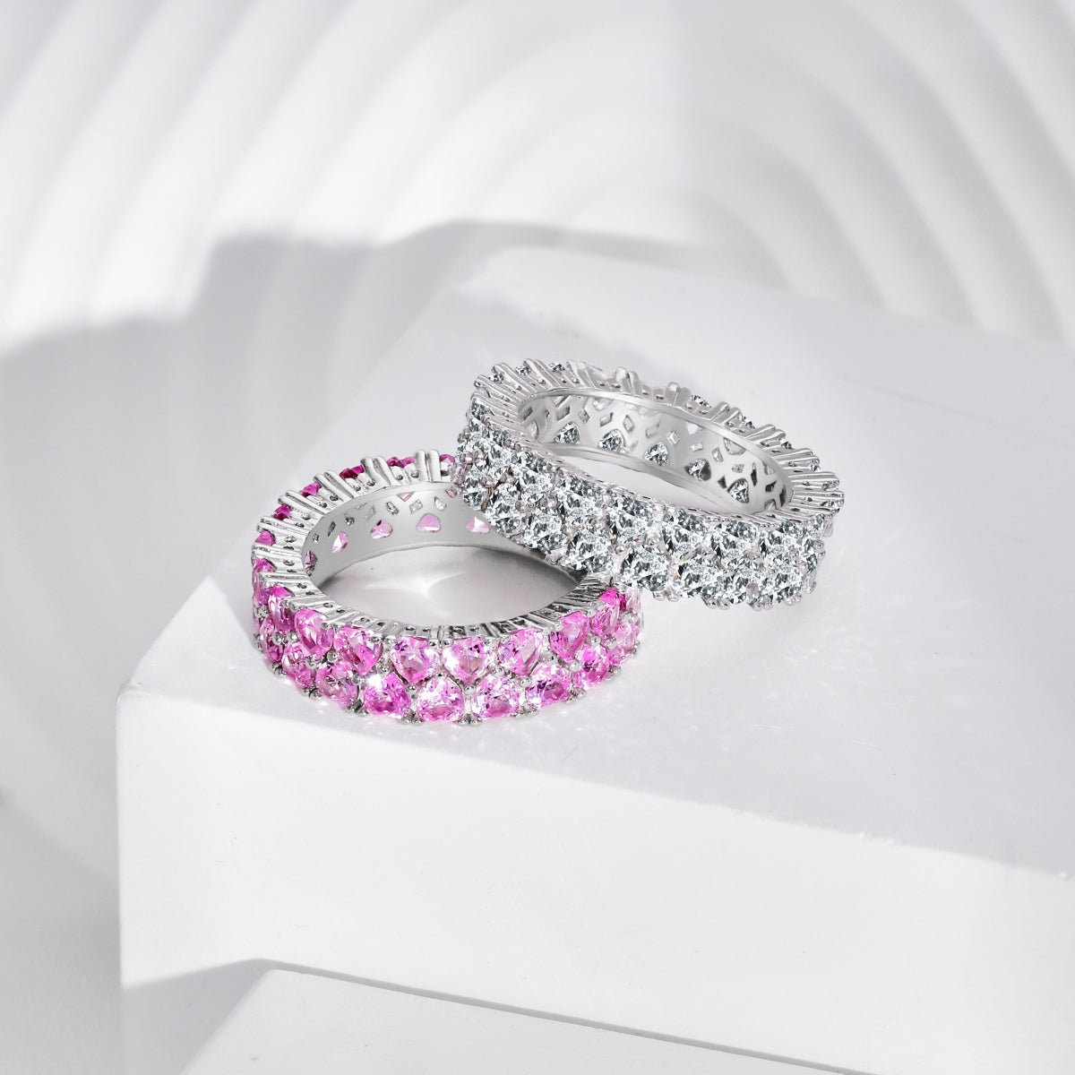 [Lumi Jewels]Sparkling Full Heart Ring