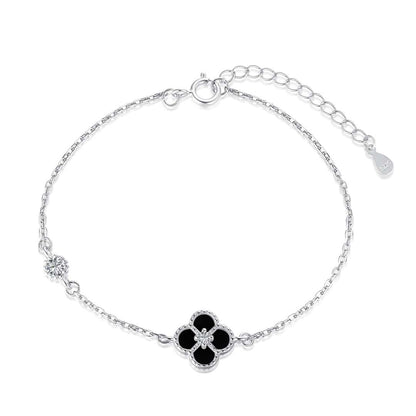 [Lumi Jewels]Delicate Four Leaf Clover Bracelet