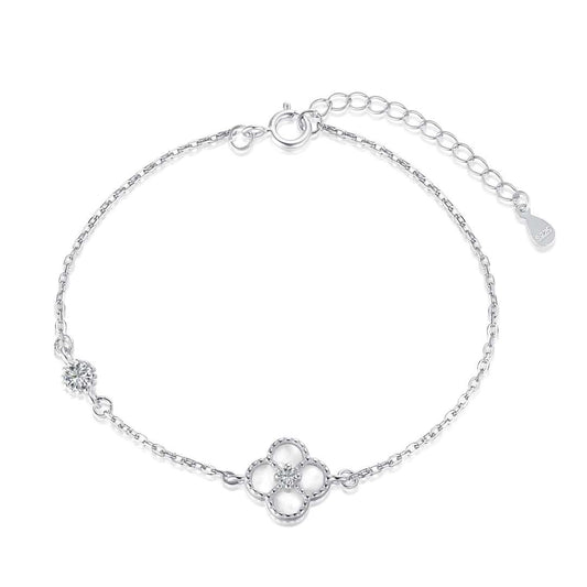 [Lumi Jewels]Delicate Four Leaf Clover Bracelet