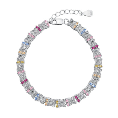 [Lumi Jewels]Unique Colorful Flower Shape Daily Bracelet