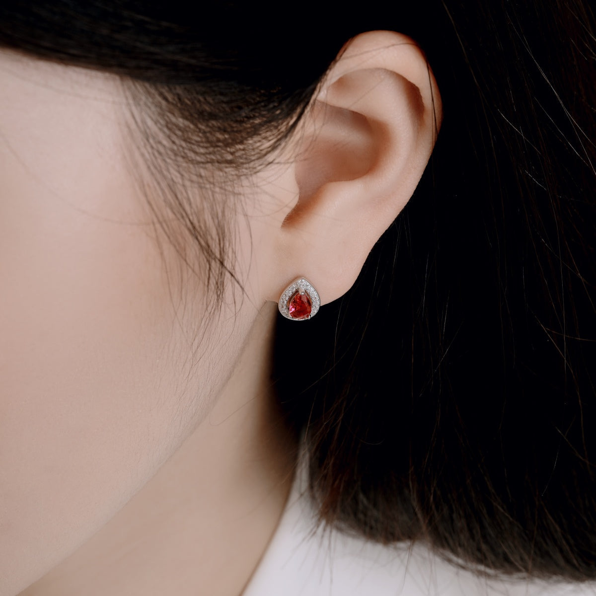 [Lumi Jewels]Luxurious Water Drop Shape Earrings