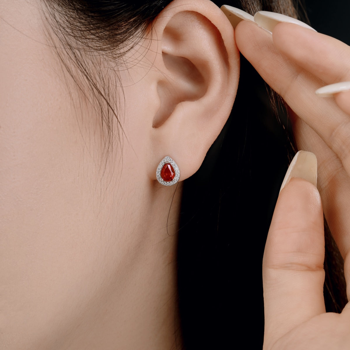 [Lumi Jewels]Luxurious Water Drop Shape Earrings