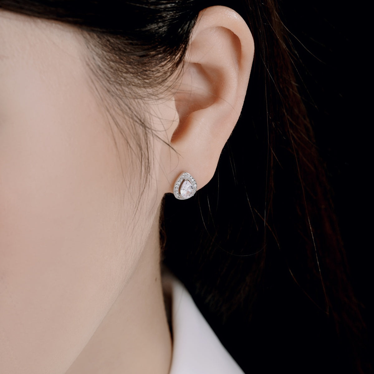 [Lumi Jewels]Luxurious Water Drop Shape Earrings