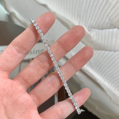 [Lumi Jewels]Sparkling Round Cut Daily Bracelet