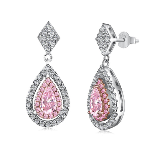 [Lumi Jewels]Ornate Delicate Water Drop Shape Banquet Earrings