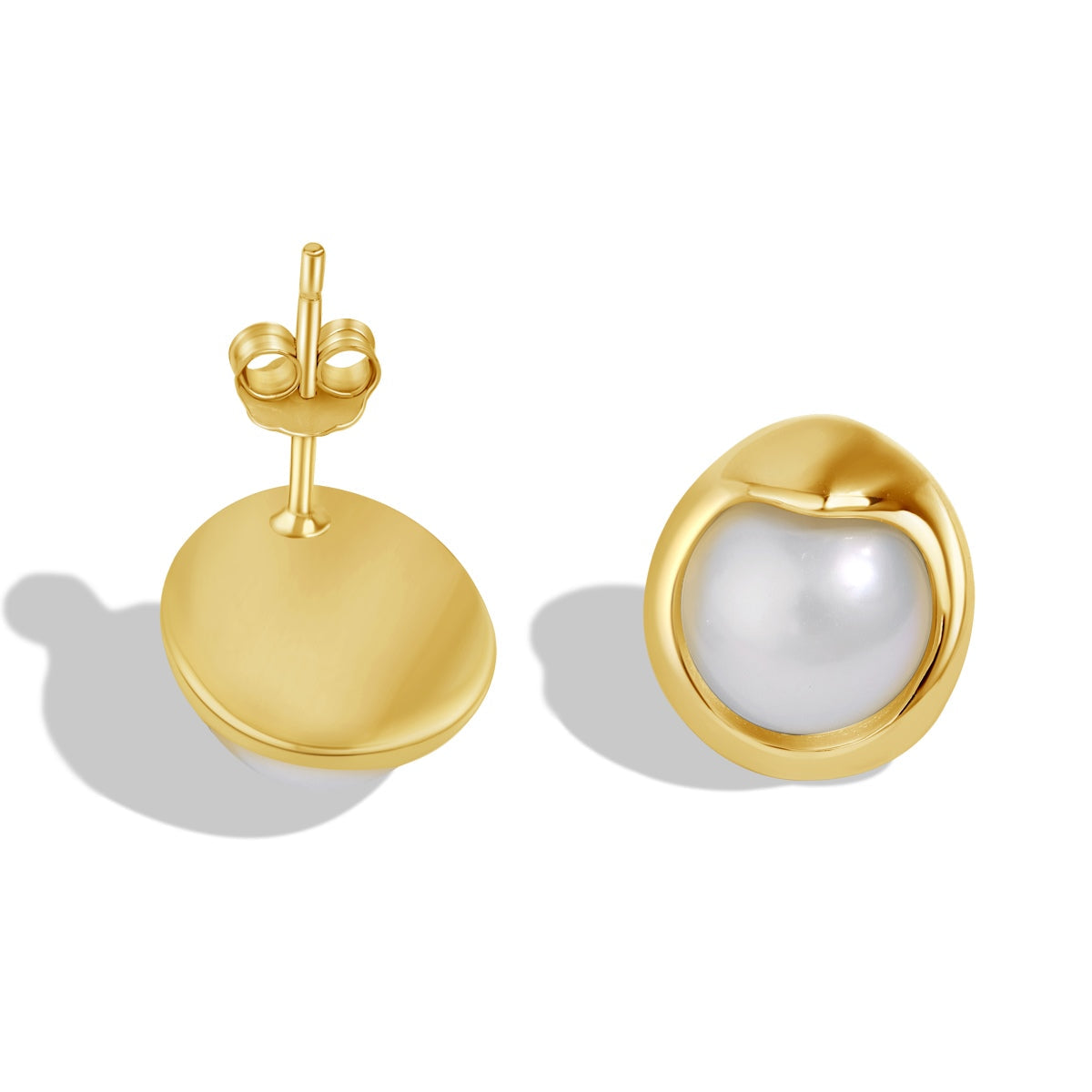 [Lumi Jewels]Dainty Bread Pearl Earrings
