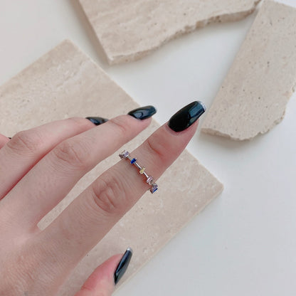 [Lumi Jewels]Unique Trapezoid Cut Daily Ring
