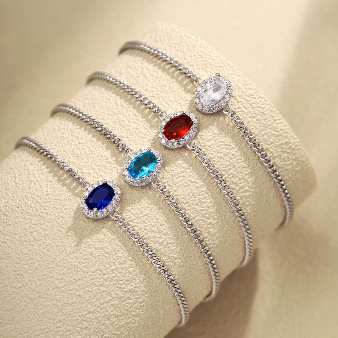 [Lumi Jewels]Exquisite Oval Shape Bracelet