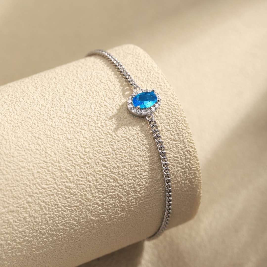 [Lumi Jewels]Exquisite Oval Shape Bracelet