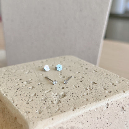 [Lumi Jewels]Delicate Solitaire Earrings