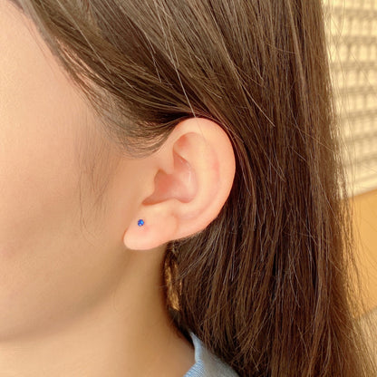 [Lumi Jewels]Delicate Solitaire Earrings