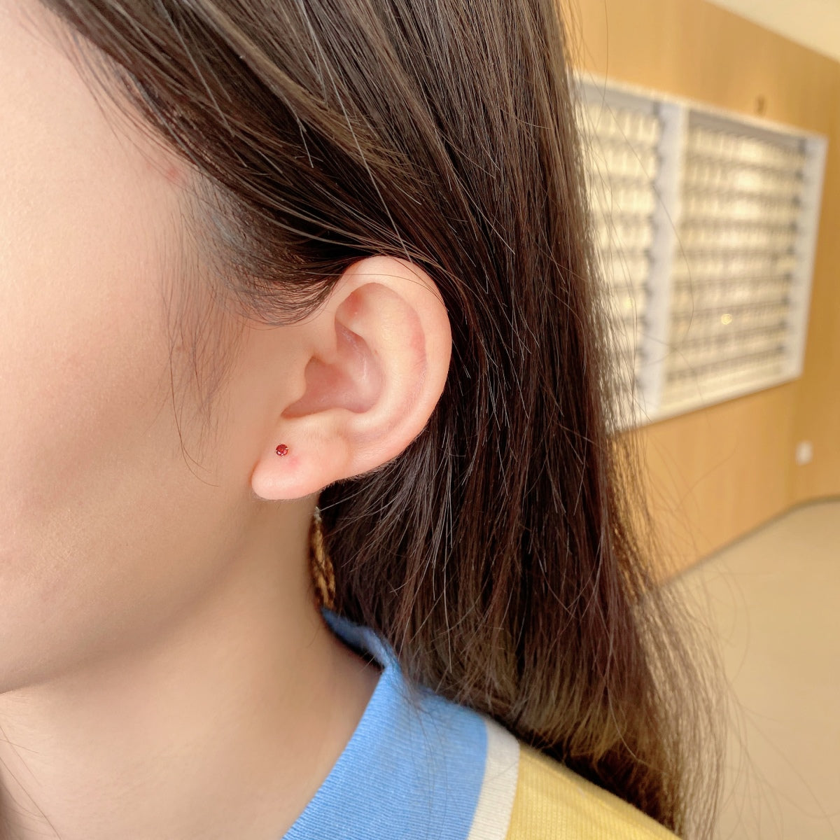 [Lumi Jewels]Delicate Solitaire Earrings